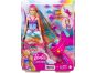 Mattel Barbie princezna s barevnými vlasy herní set 7