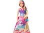 Mattel Barbie princezna s barevnými vlasy herní set 2