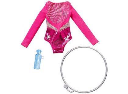 Mattel Barbie profesní oblečení 30 cm s doplňky FXH99 Gymnastka
