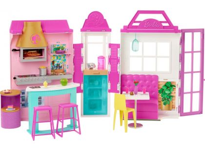 Mattel Barbie restaurace s panenkou herní set