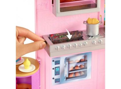 Mattel Barbie restaurace s panenkou herní set