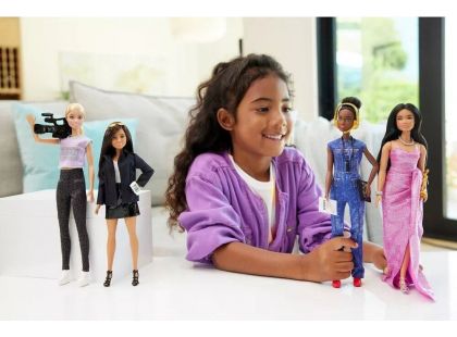 Mattel Barbie sada 4 ks panenek filmové povolání