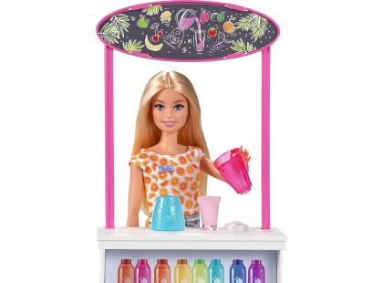 Mattel Barbie smoothie stánek s panenkou