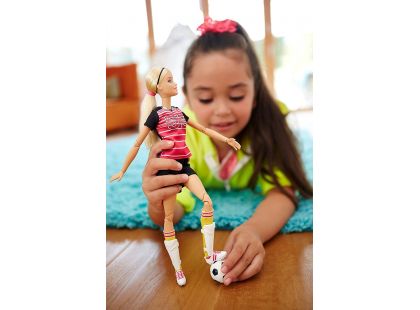 Mattel Barbie sportovkyně Fotbalistka blondýnka