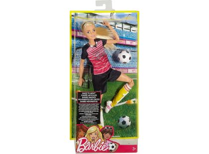 Mattel Barbie sportovkyně Fotbalistka blondýnka