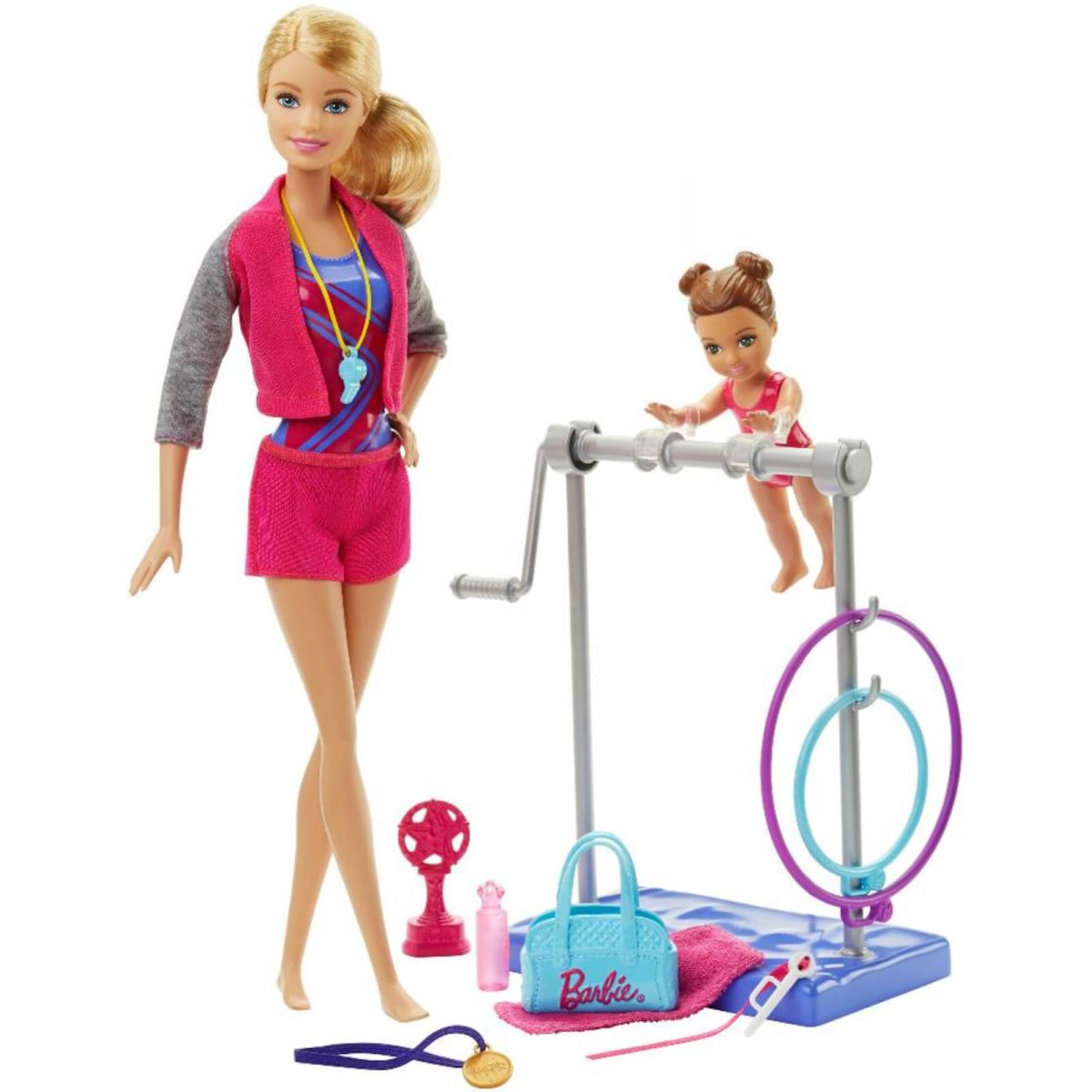 Mattel Barbie sportovní set Gymnastka