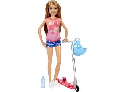 Mattel Barbie Stacie a skútr