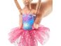 Mattel Barbie svítící magická baletka s růžovou sukní 31 cm 6