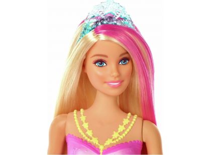 Mattel Barbie svítící mořská panna s pohyblivým ocasem běloška - Poškozený obal