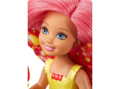 Mattel Barbie víla Chelsea bonbonová víla