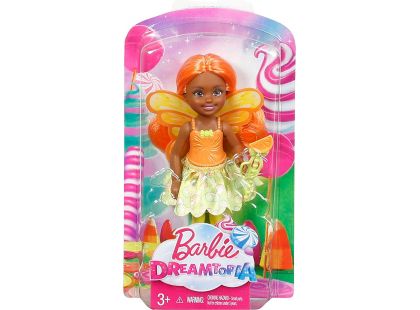 Mattel Barbie víla Chelsea citrusová víla