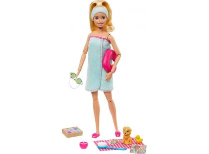 Mattel Barbie wellness panenka blond vlasy
