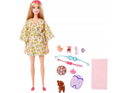 Mattel Barbie wellness panenka v županu