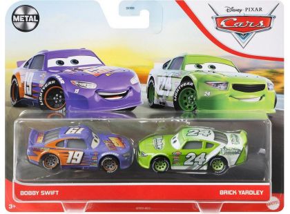 Mattel Cars 3 auta 2 ks Bobby Swift a Brick Yardley