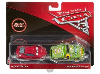 Mattel Cars 3 auta 2 ks Chick