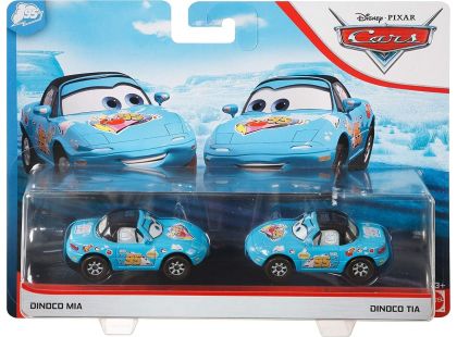 Mattel Cars 3 auta 2 ks Dinoco Mia a Dinoco Tia