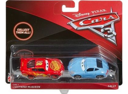 Mattel Cars 3 auta 2 ks McQueen