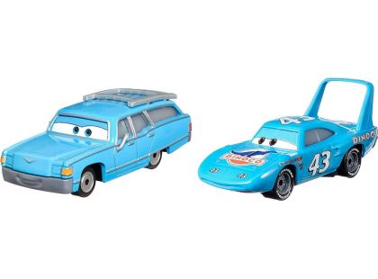 Mattel Cars 3 auta 2 ks Mrs.The King a Strip Weathers Aka The King