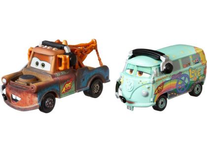 Mattel Cars 3 auta 2 ks Race Team Mater a Headset