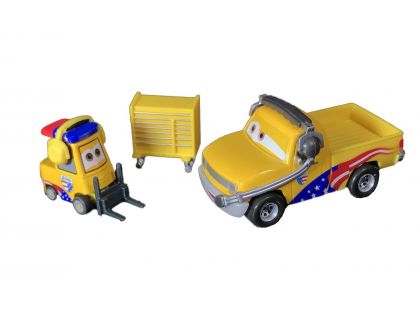 Mattel Cars 3 auta 2 ks Turbo Bullock a John Lassetire
