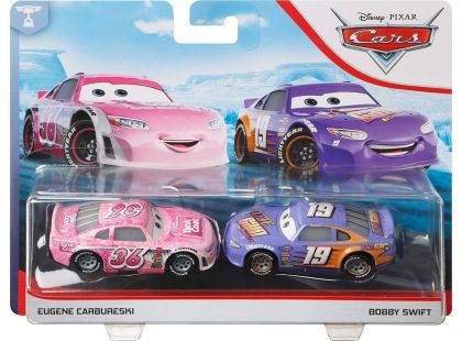 Mattel Cars 3 auta 2 ks Uugene Carbureski a Bobby Swift