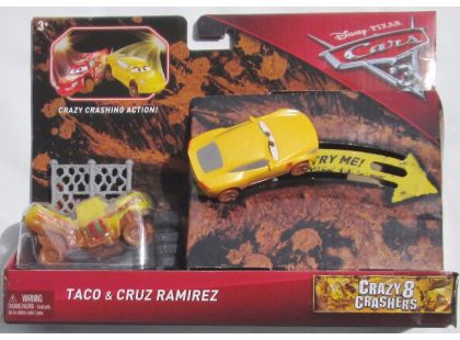 Mattel Cars 3 Bláznivá auta 2 ks Cruz Ramirez