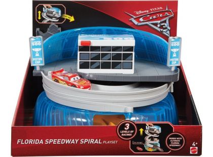 Mattel Cars 3 Florida speedway garáž