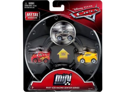 Mattel Cars 3 Mini auta 3ks Rust-Eze Racing Center Series GBC72
