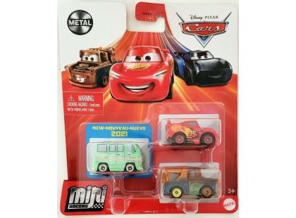Mattel Cars 3 mini auta metal 3ks New I.