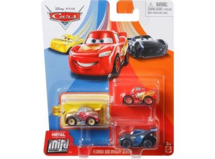 Mattel Cars 3 mini auta metal 3ks Florida 500 Rivalry Series