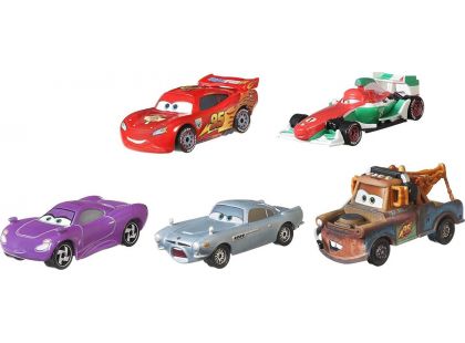 Mattel Cars 5 ks kolekce z filmu auta 2