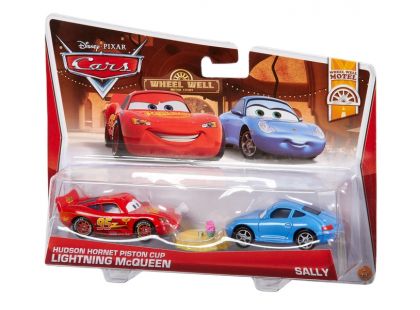 Mattel Cars Autíčka 2ks - McQueen a Sally