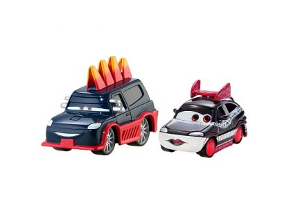 Mattel Cars Autíčka 2ks - Yokoza a Chisaki