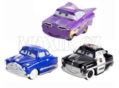Mattel Cars Micro Drifters 3ks - Doc Hudson, Sheriff, Ramone