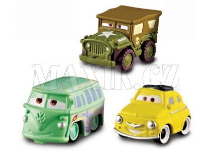 Mattel Cars Micro Drifters 3ks - Luigi, Race team Fillmore, Sarge