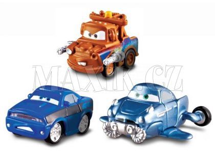 Mattel Cars Micro Drifters 3ks - Spy Mater, Rod Torque, Finn McMissile Hydrofoil