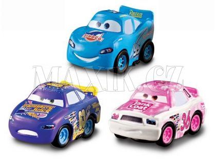 Mattel Cars Micro Drifters 3ks - Tank Coat, Bling McQueen, Transberry Juice