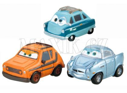 Mattel Cars Micro Drifters 3ks - W7164 Professor, Grem, Finn McMissile