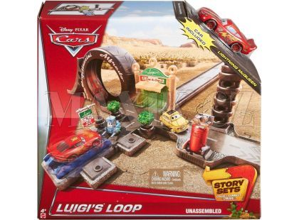 Mattel Cars Set Kardanová Lhota - Luigi's Loop