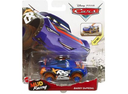 Mattel Cars XRS odpružený závoďák Barry DePedal
