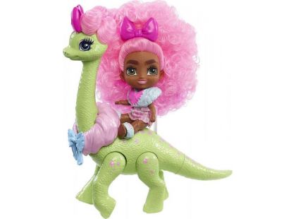 Mattel Cave Club panenka dino se zvířátkem Diva Tot a Dino