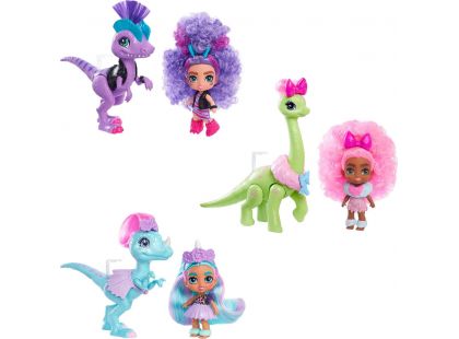 Mattel Cave Club panenka dino se zvířátkem Diva Tot a Dino