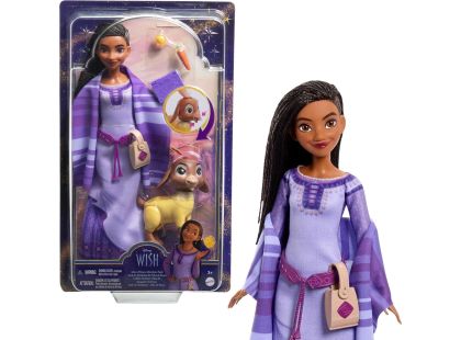 Mattel Disney Přání panenka se zvířecím kamarádem na cestách