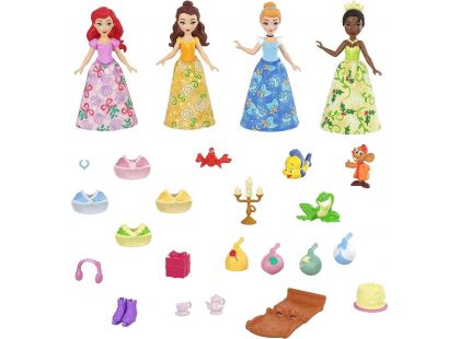 Mattel Disney Princess Adventní kalendář s malými panenkami 2023