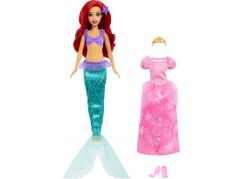 Mattel Disney Princess malá mořská víla Ariel s princeznovskými šaty 29 cm