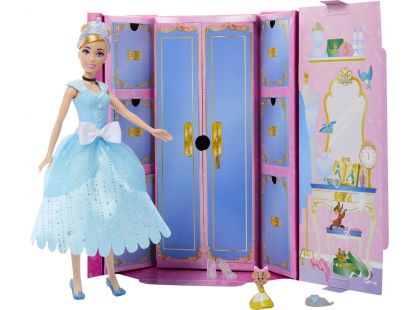 Mattel Disney Princess Panenka s královskými šaty a doplňky - Popelka JCR96