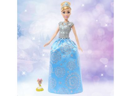 Mattel Disney Princess Panenka s královskými šaty a doplňky - Popelka JCR96