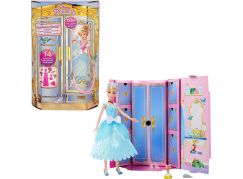 Mattel Disney Princess panenka s královskými šaty a doplňky Popelka