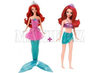 Mattel Disney Princezna Ariel + Princezna zdarma - Ariel   Ariel