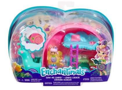 Mattel Enchantimals brouček a šnekomobil